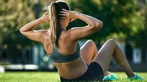 Guided breathing and stretch moment